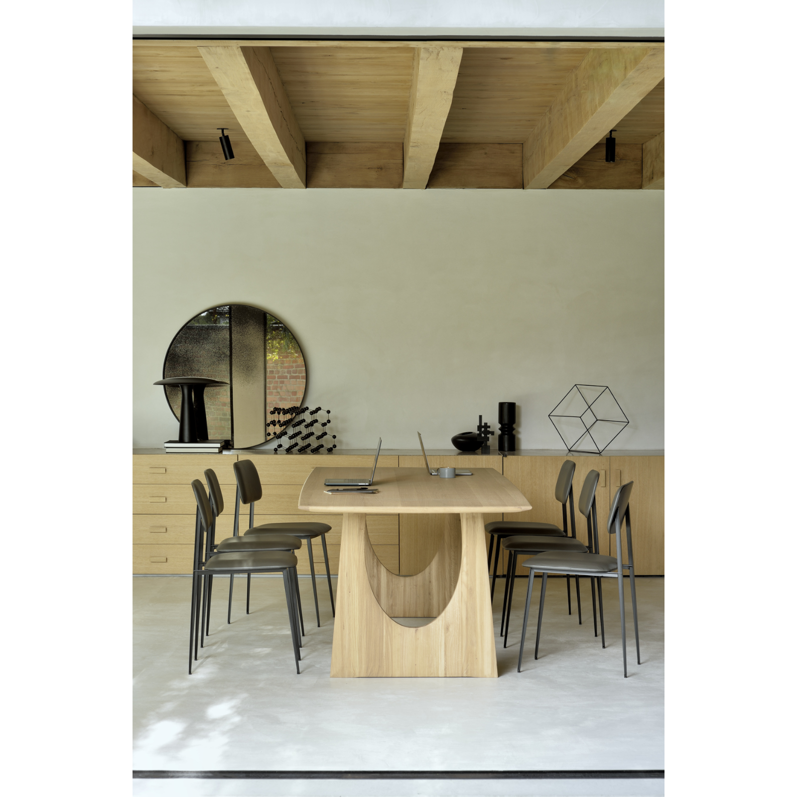 Geometric Dining Table - Oak 9 - b - FURNITURE - dining table - rectangle Ethnicraft