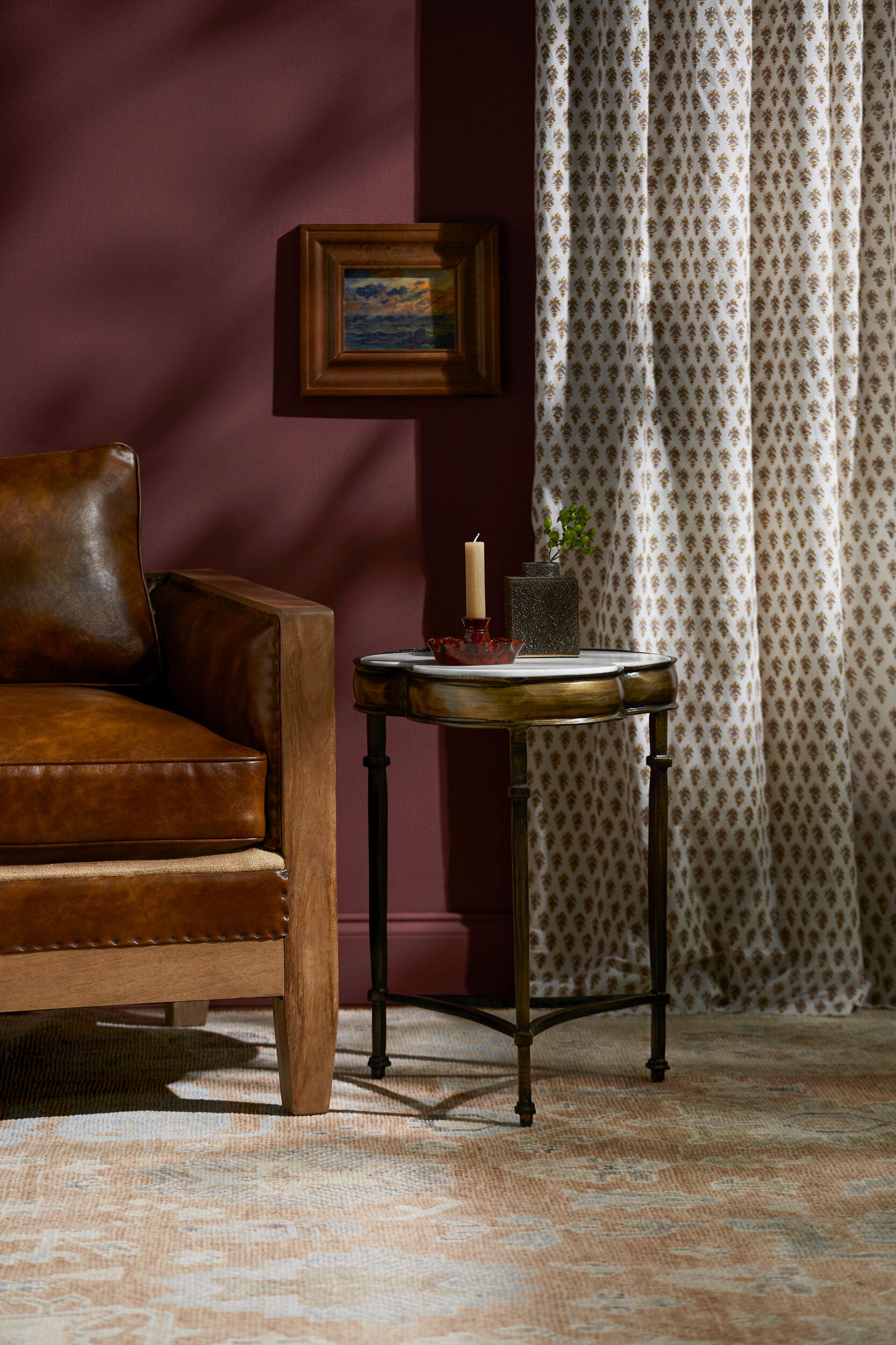 Gregory End Table FURNITURE - end table Surya