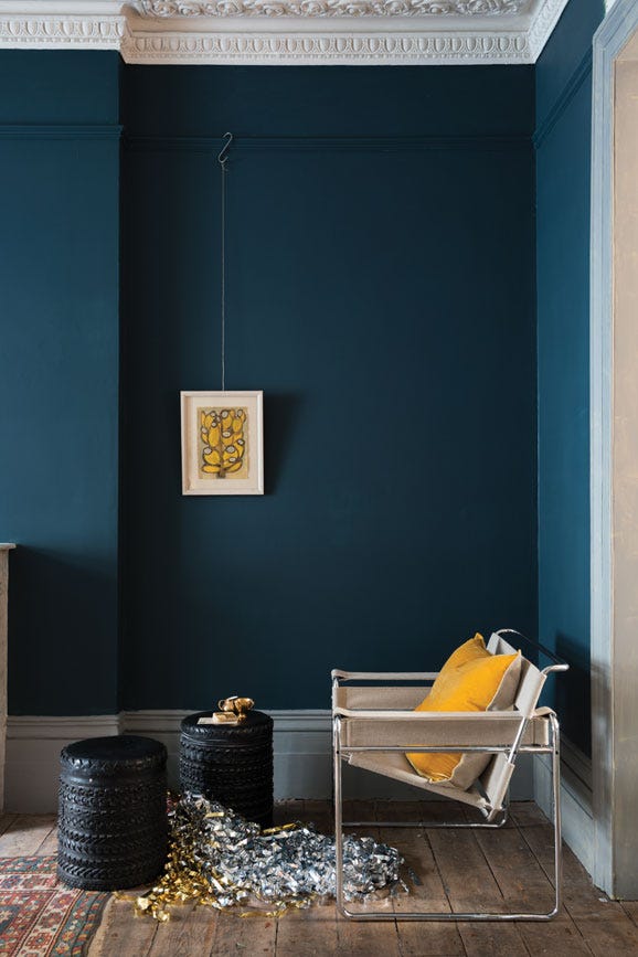OVERSTOCK PAINT - Farrow & Ball Hague Blue No. 30 PAINT - in store Farrow & Ball