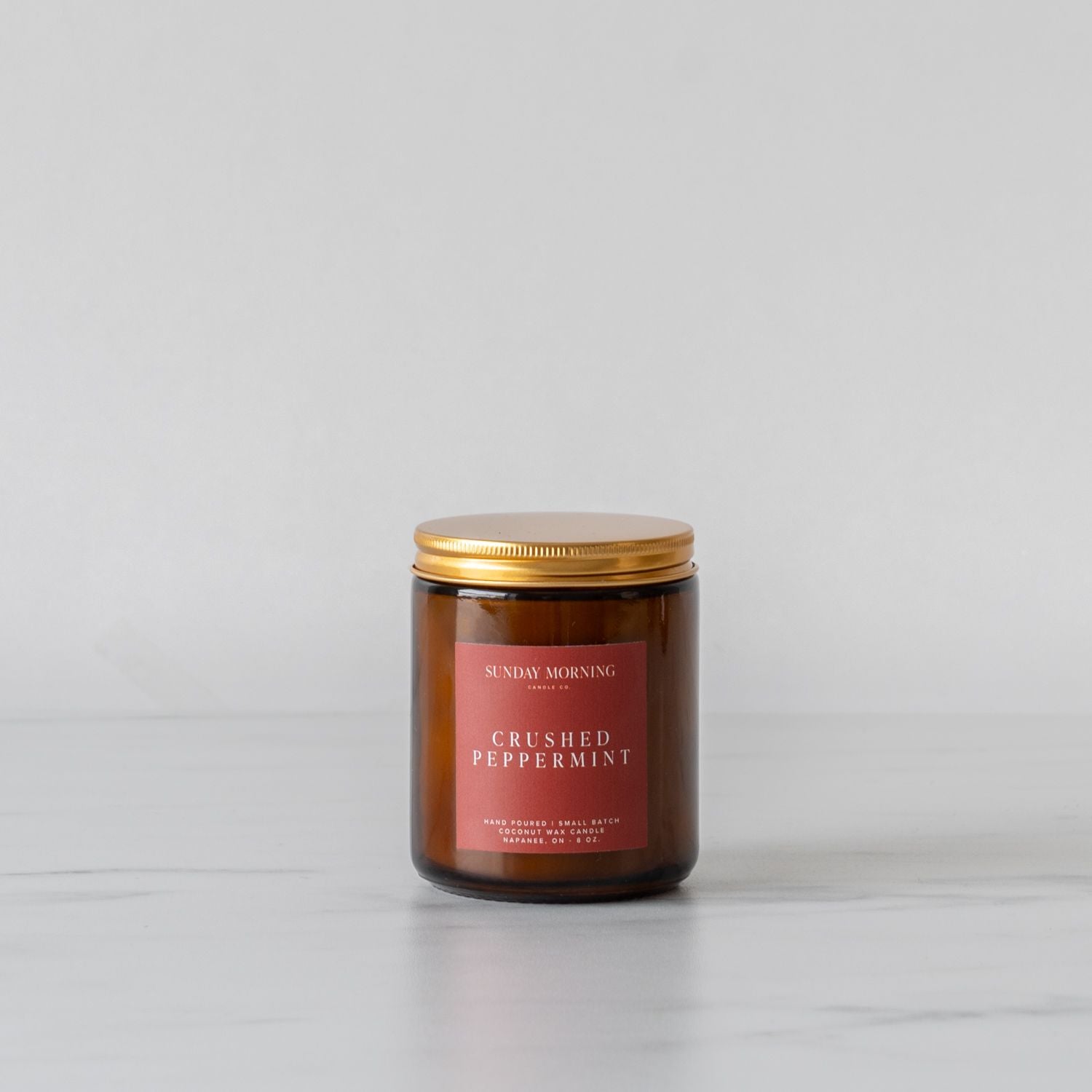 Crushed Peppermint Candle candle Sunday Morning Candle Co.