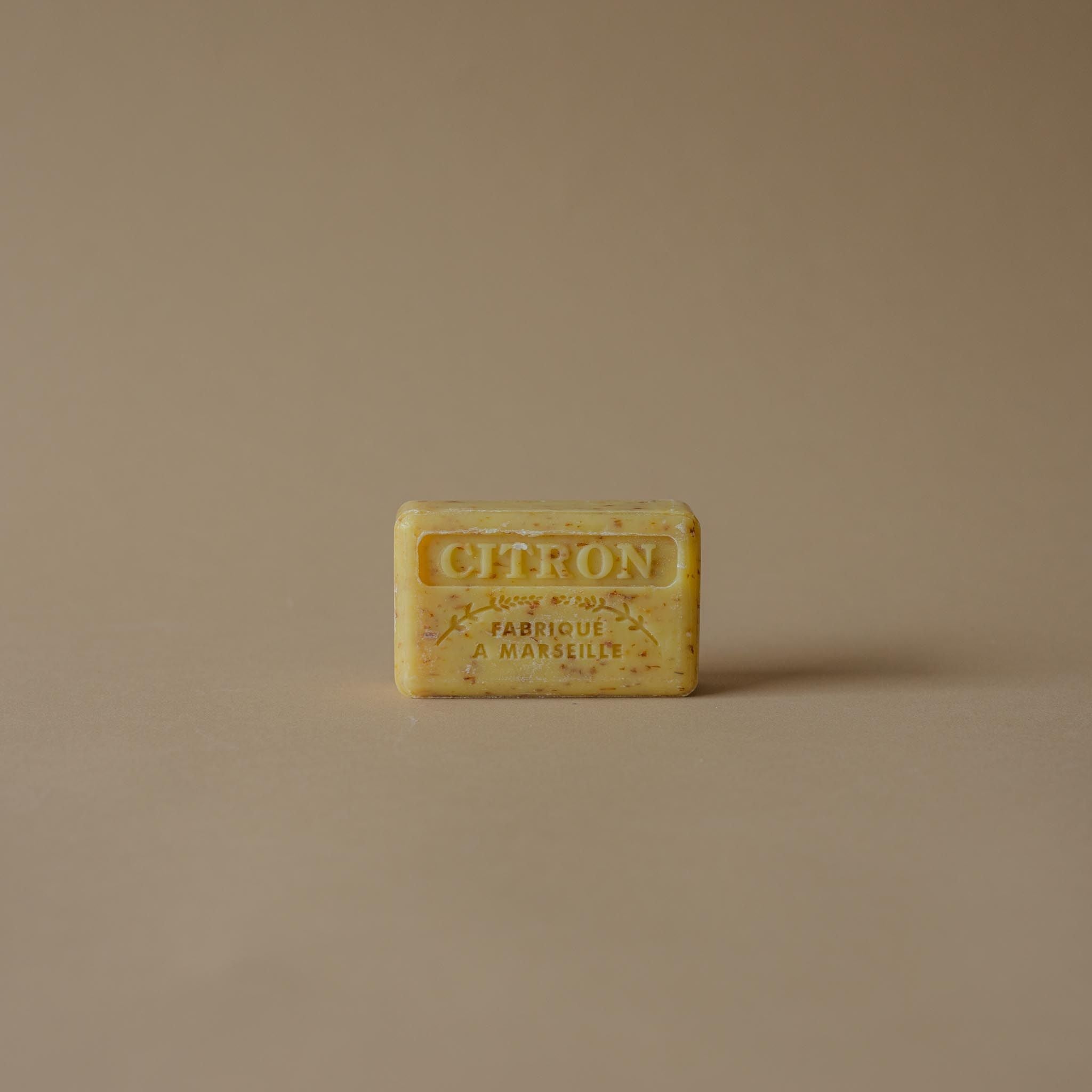 Crushed Lemon Marseille Soap bar soap Au Savon de Marseille (Faire)