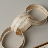 Paper Script Garland CHRISTMAS 2025 Creative Co-op (DYA)