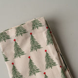 Holiday Tree Cotton Napkin Set CHRISTMAS 2025 Creative Co-op (DYA)