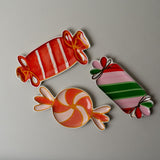 Stoneware Candy Plate CHRISTMAS 2025 Creative Co-op (DYA)