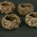 Braided Seagrass Napkin Ring Set napkin ring Creative Co-op (DYA)