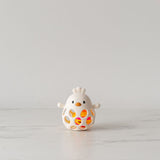 Baby Chicken Teething Toy FINNBIRD - teether Peaks & Valleys Baby (Faire) White