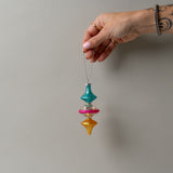 Jewel Toned Glass Finial Ornament CHRISTMAS 2025 Creative Co-op (DYA) No. 1