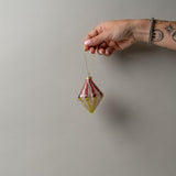 Stripe Mercury Glass Ornament CHRISTMAS 2025 Creative Co-op (DYA) Short