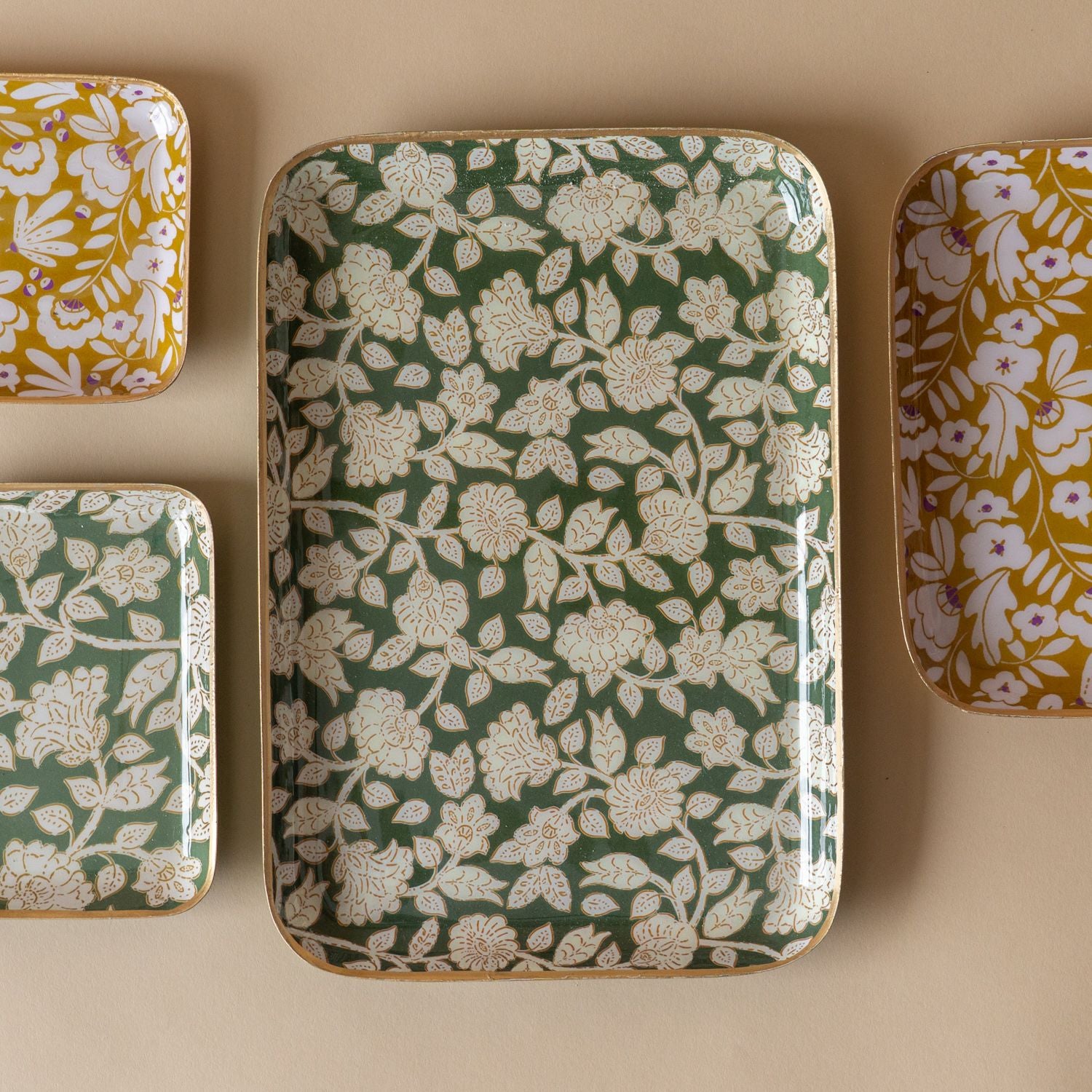 Wildflowers Enamelled Tray tray Bonheur du Jour (Faire)