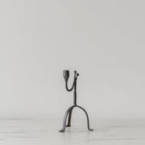 Single Arm Aged Iron Candle Holder candle holder Irvin's Tinware (Faire)