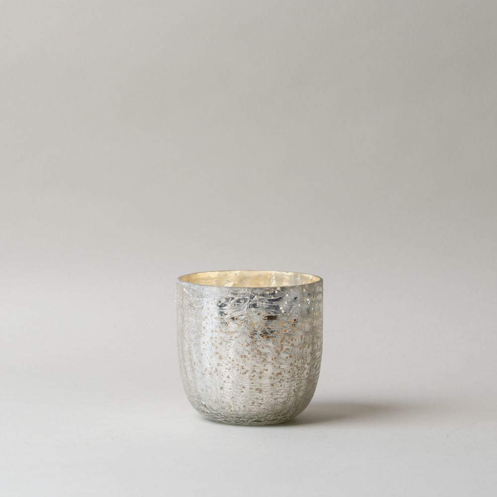 Balsam & Cedar Crackle Glass Candle CHRISTMAS 2025 Illume (DYA) Large