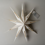 Recycled Paper Star Ornament CHRISTMAS 2025 Creative Co-op (DYA)