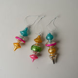 Jewel Toned Glass Finial Ornament CHRISTMAS 2025 Creative Co-op (DYA)