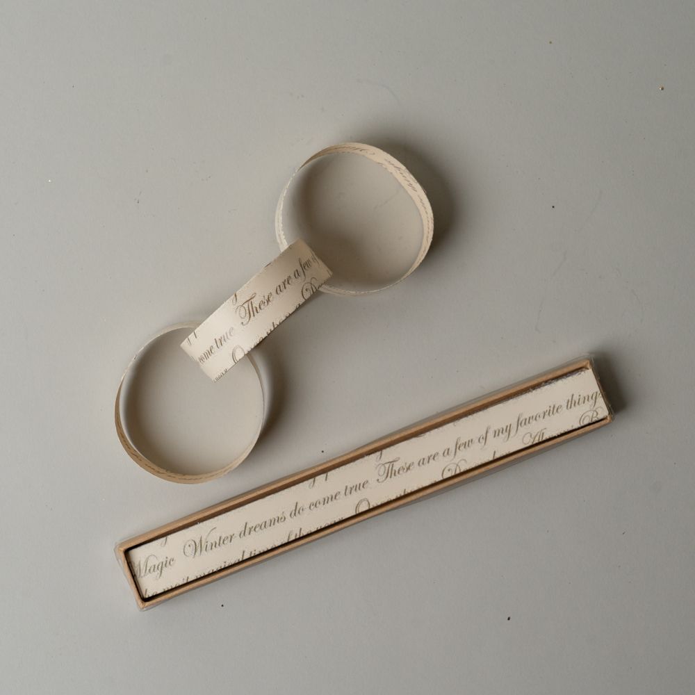 Paper Script Garland CHRISTMAS 2025 Creative Co-op (DYA)