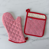 Red Stripe Pot Holder CHRISTMAS 2024 DANICA (Faire)