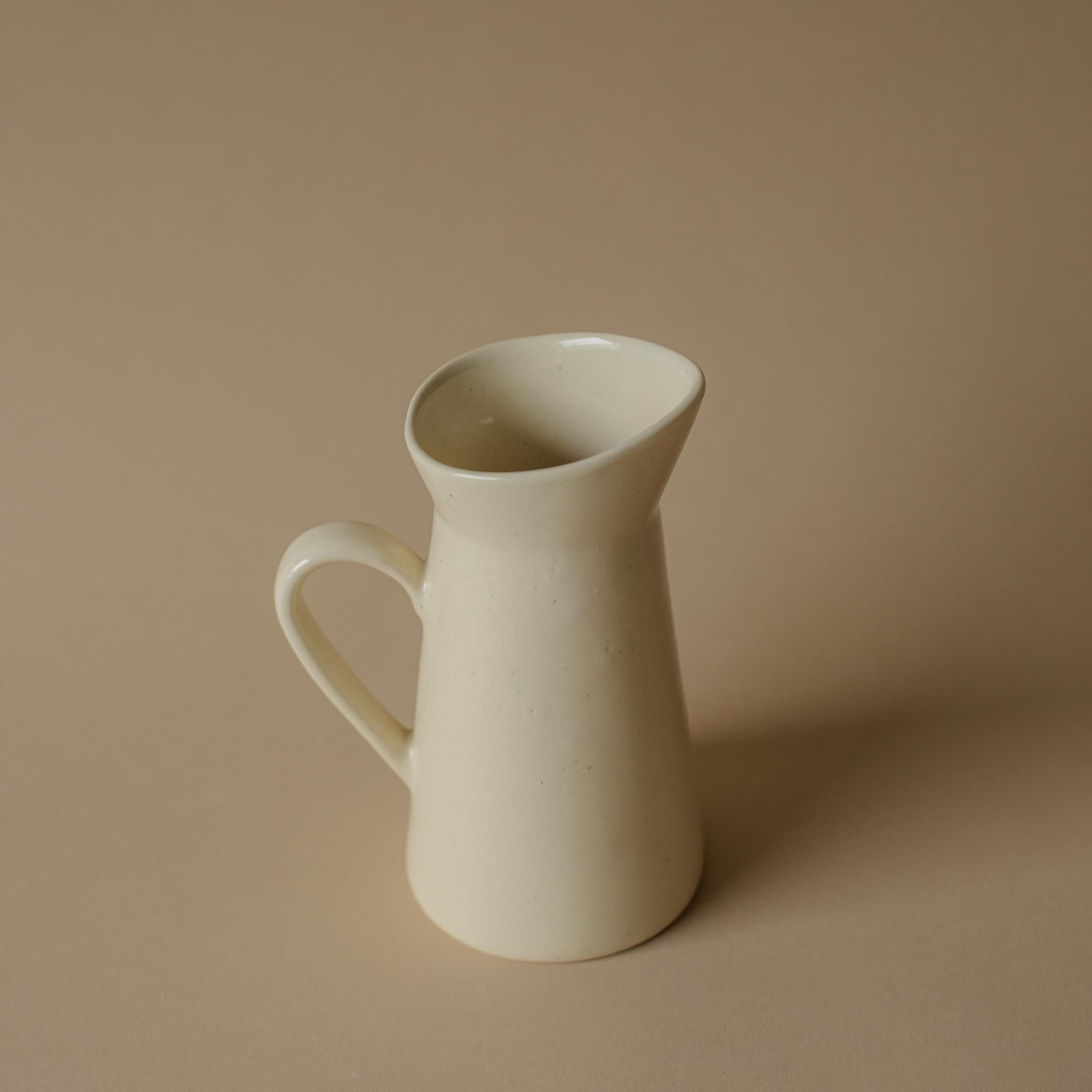 Ceramic Ivory Pitcher pitcher Civil Alchemy (Faire)