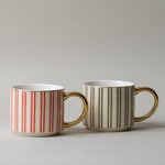 Stripe Holiday Mug CHRISTMAS 2025 Sweet Water Decor (Faire)