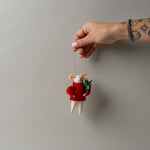 Red Sweater Mouse Ornament CHRISTMAS 2025 Indaba