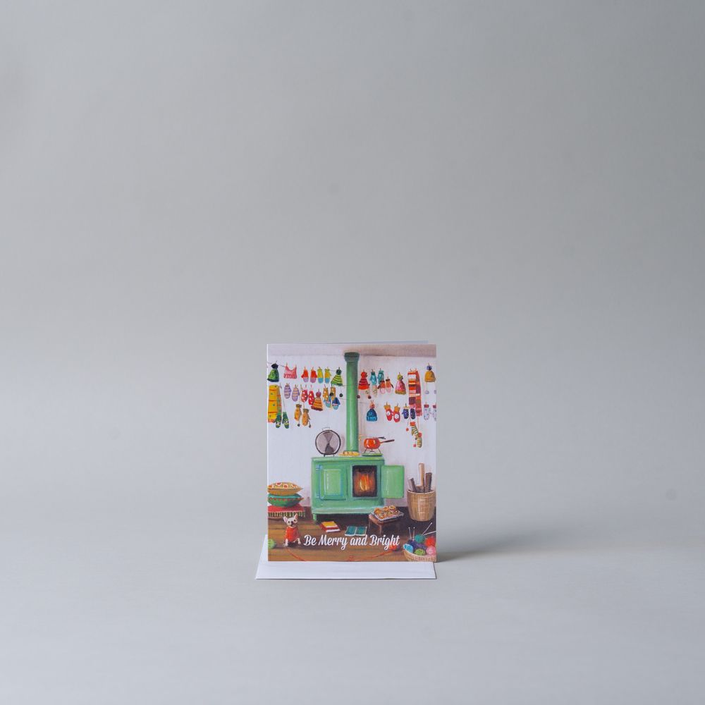 The Knitter Holiday Card CHRISTMAS 2025 Janet Hill Studio (Faire)