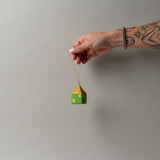 Paper Mache House Ornament