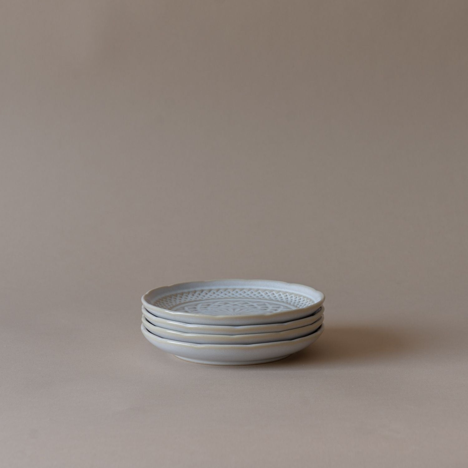 Hand Finished Stoneware Bread Plate plate David Shaw