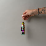 Glass Nutcracker Ornament CHRISTMAS 2025 Abbott Collection Green