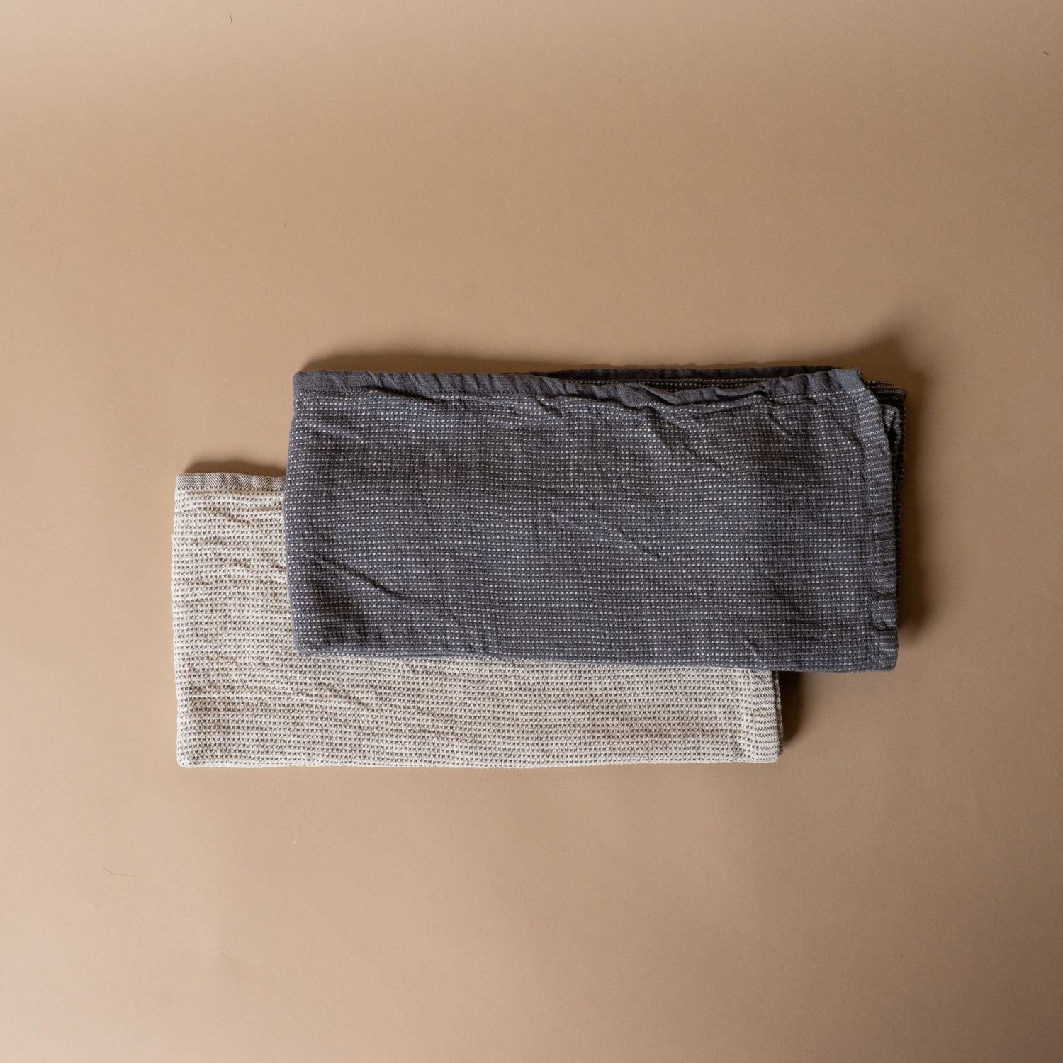 Woven Cotton Hand Towel - Charcoal & Stone hand towel DANICA (Faire)