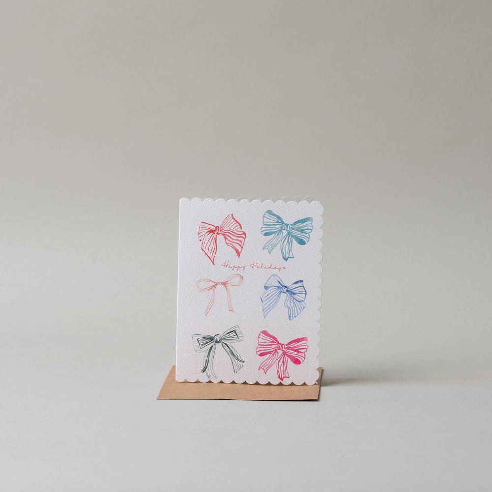 Holiday Bows Card CHRISTMAS 2025 Amy Rae Maker (Faire)