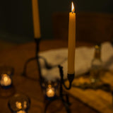 Single Arm Aged Iron Candle Holder candle holder Irvin's Tinware (Faire)