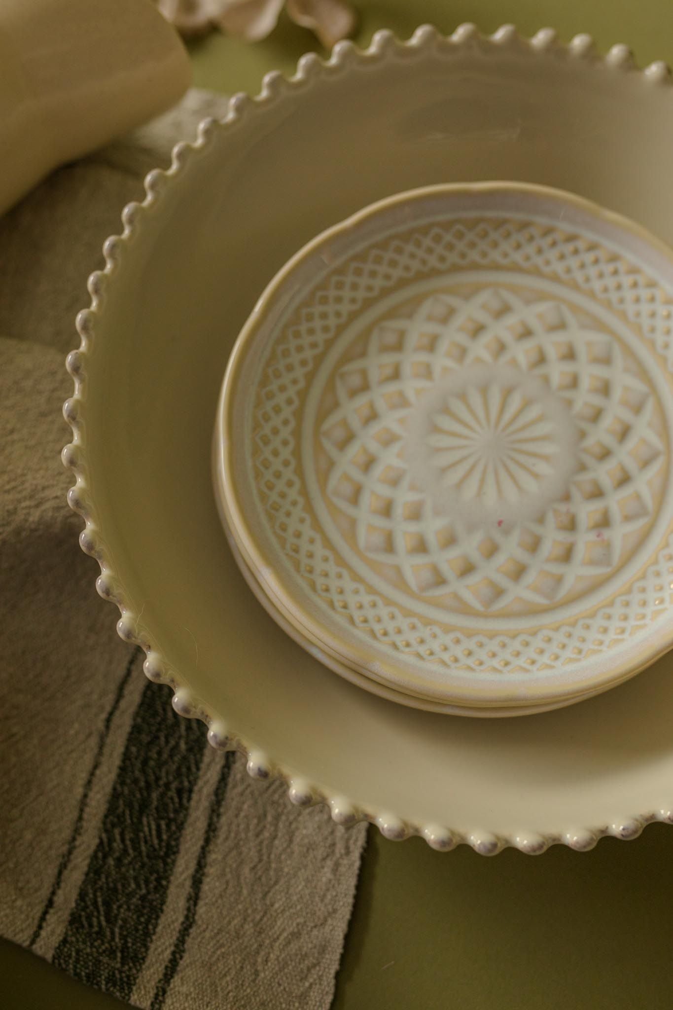 Hand Finished Stoneware Bread Plate plate David Shaw