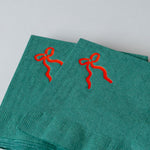 Holiday Bow Napkin Set CHRISTMAS 2025 One & Only Paper (Faire)