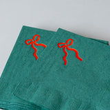 Holiday Bow Napkin Set CHRISTMAS 2025 One & Only Paper (Faire)