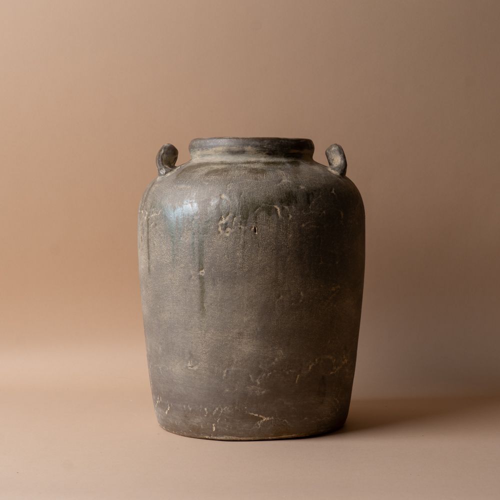 Aged Urn with Handles vase Indaba Large