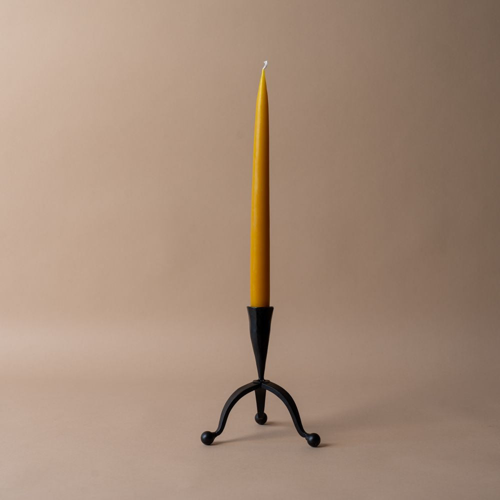 Forged Iron Candle Holder with Feet candle holder Luxe B Co (Faire)
