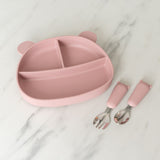 Silicone Bear Utensil Set FINNBIRD - utensil set Peaks & Valleys Baby (Faire)