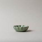 Green Stoneware Scallop Edge Bowl CHRISTMAS 2025 Creative Co-op (DYA) Small