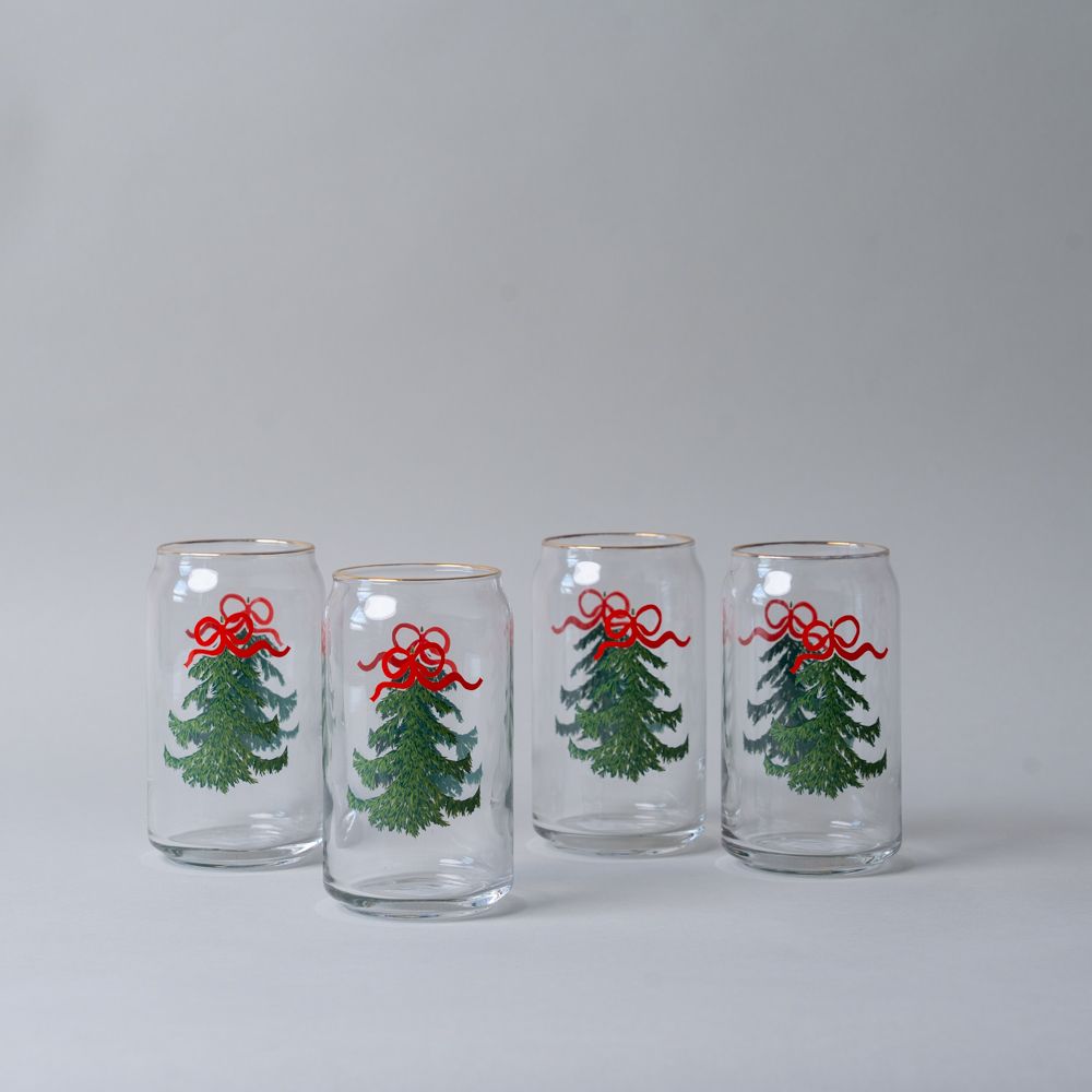 Holiday Tree Drinking Glass CHRISTMAS 2025 One & Only Paper (Faire)