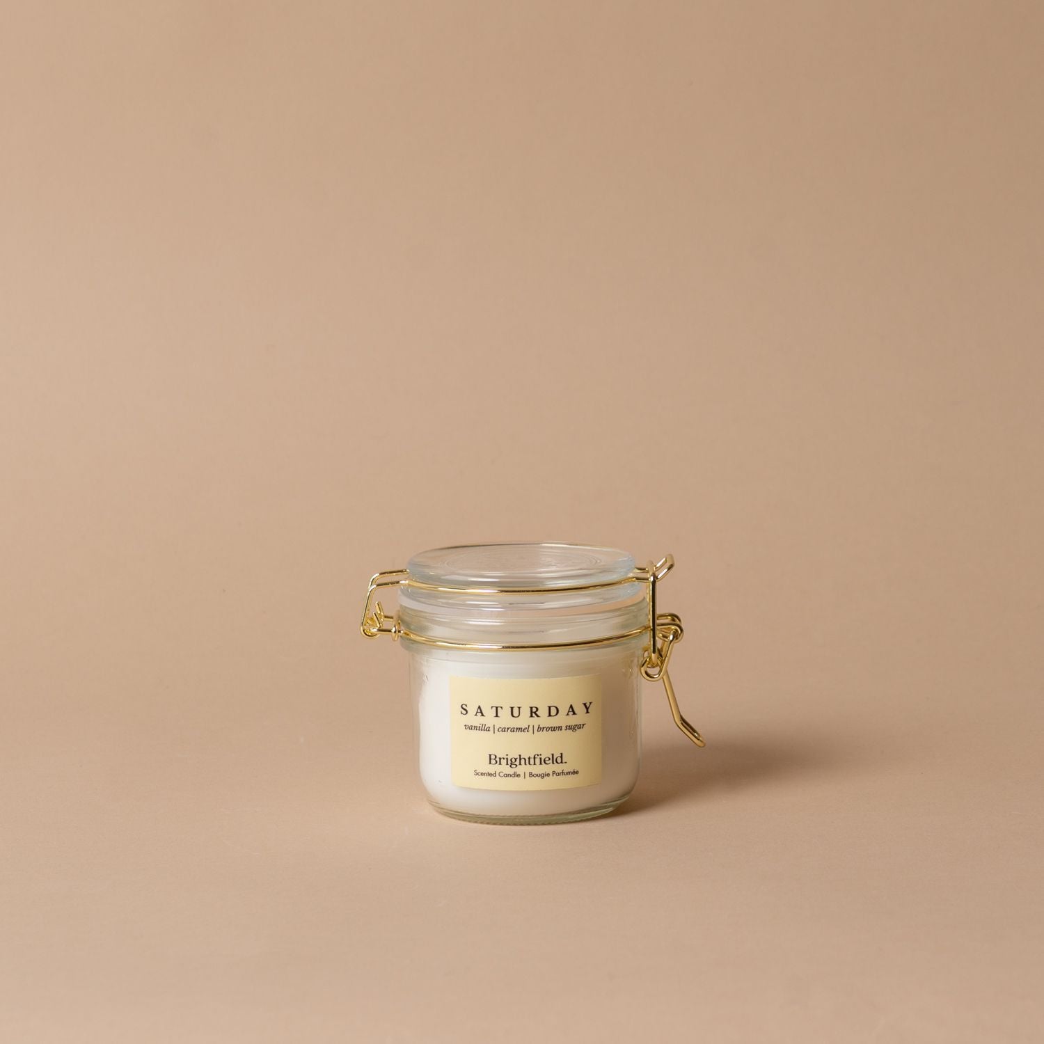 Saturday Glass Candle by Brightfield candle Brightfield
