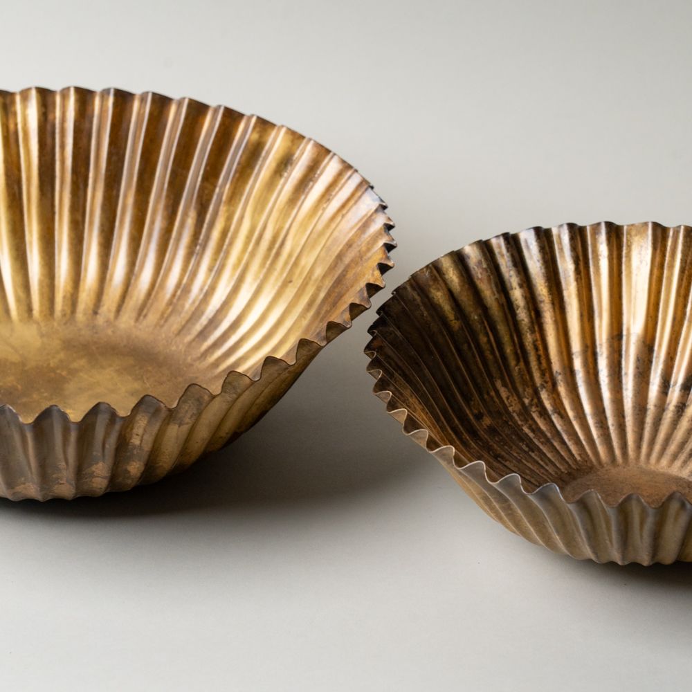 Metal Bowl with Antique Brass Finish CHRISTMAS 2025 Creative Co-op (DYA)