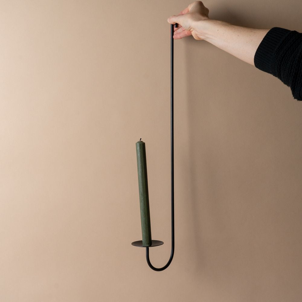 Iron Candle Wall Sconce candle holder Luxe B Co (Faire)
