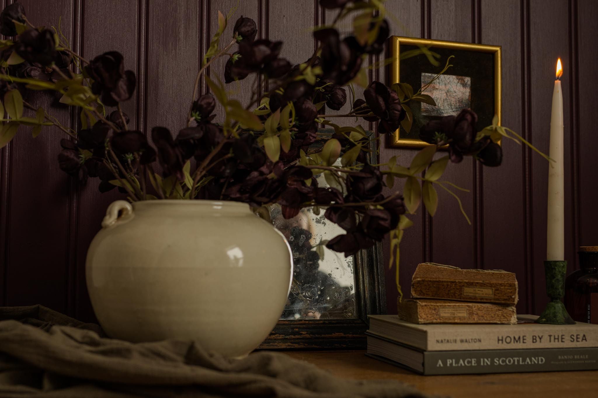 Ivory Glazed Pot 0-a-VINTAGE-pot Luxe B Co (Faire)