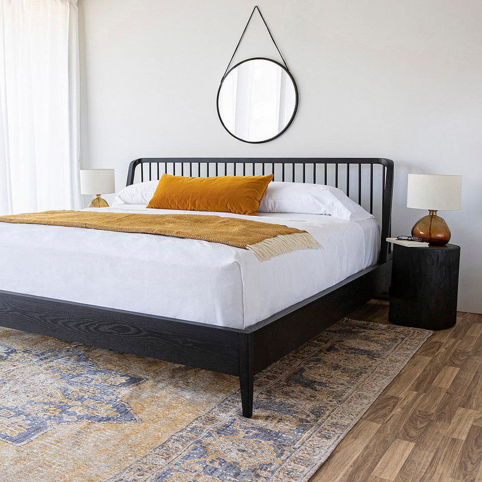 Irwin King Bed - Black 13 - FURNITURE - bed Style in Form