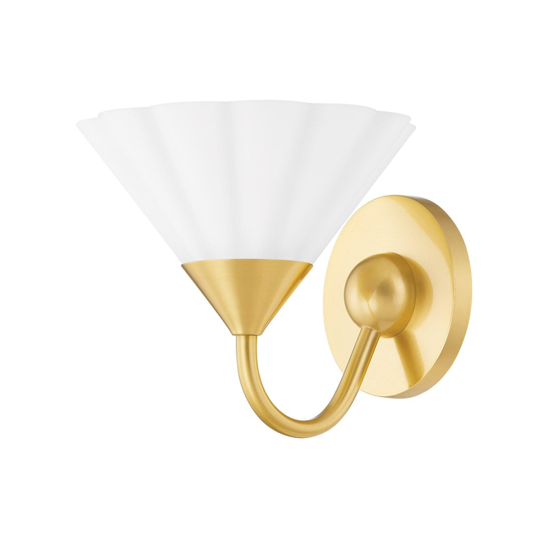 Kelsey Wall Sconce LIGHTING - sconce Hudson Valley Lighting Aged Brass