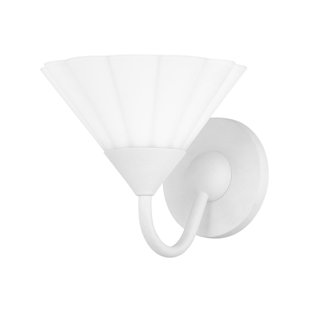 Kelsey Wall Sconce LIGHTING - sconce Hudson Valley Lighting Textured White