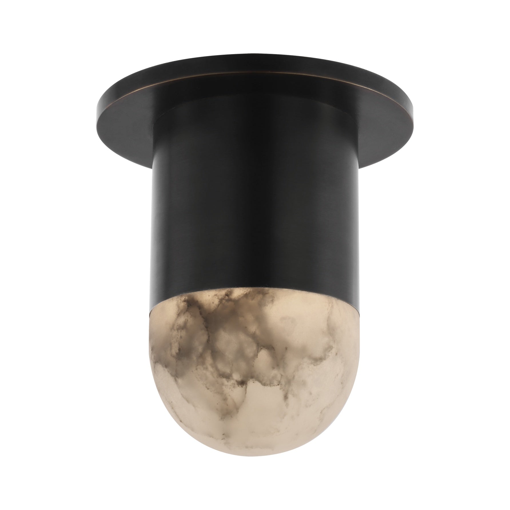 Melange Mini Monopoint Flush Mount LIGHTING - flush mount Visual Comfort Bronze
