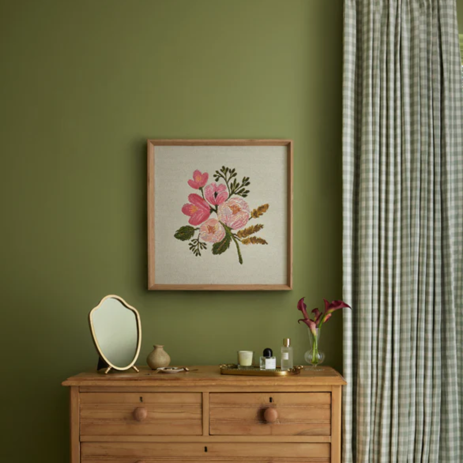 Rose Botanical Framed Art Print ARTWORK - framed print Loloi