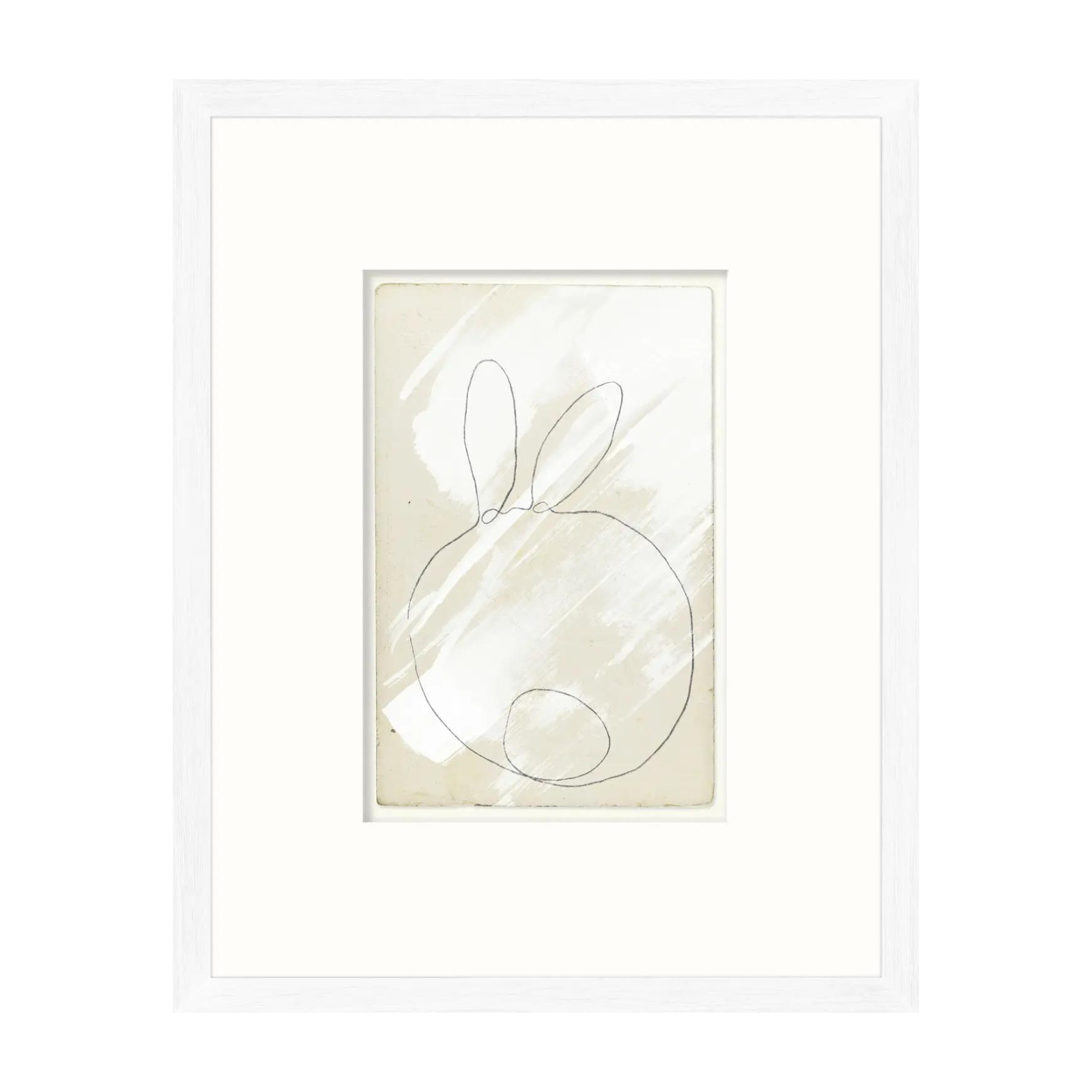 "Round Bunny Tail" Framed Art Print ARTWORK - framed print Celadon Art