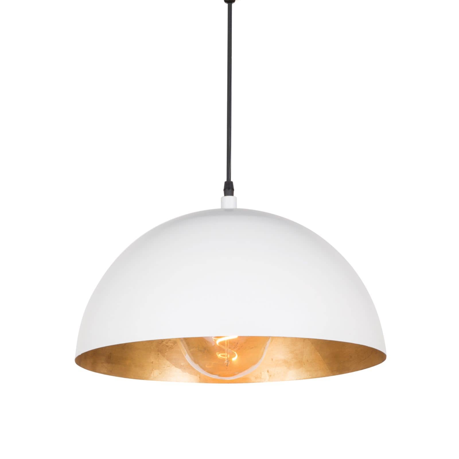 Sigmund Pendant Small (White and Gold) Pendants Regina Andrew