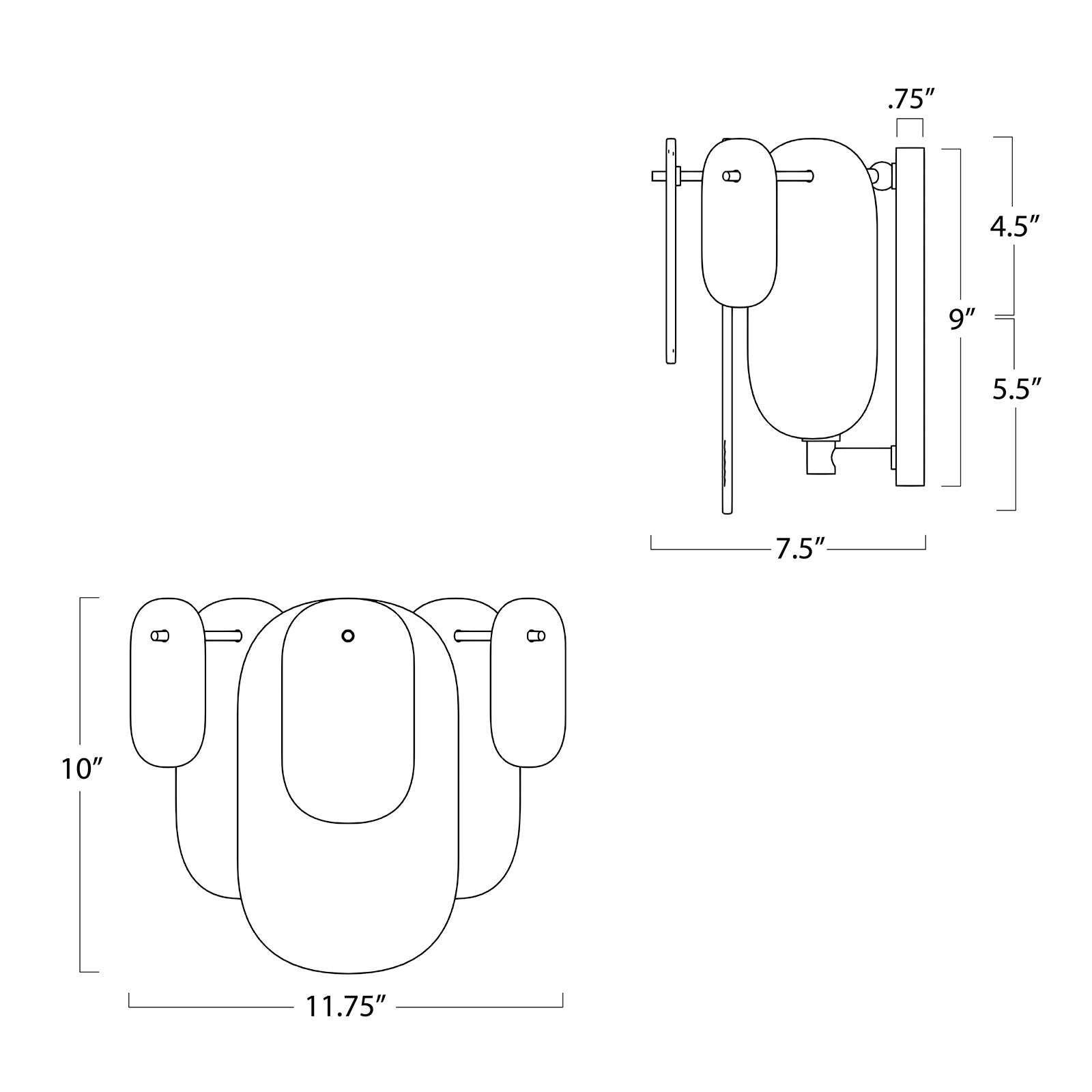 Echo Sconce (Natural Brass) Wall Sconces Regina Andrew