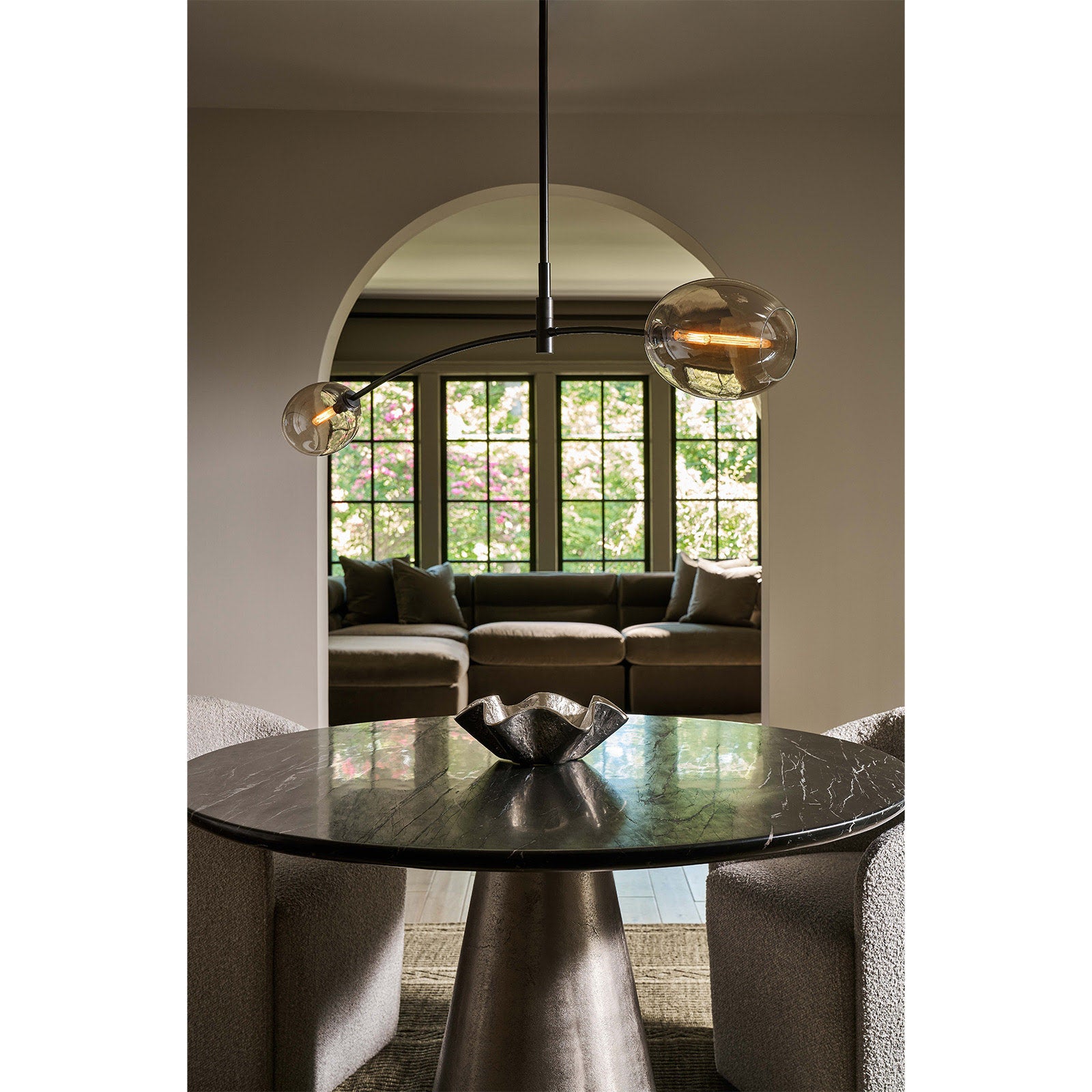 Artemis Pendant Single (Oil Rubbed Bronze with Champagne Glass) Pendants Regina Andrew